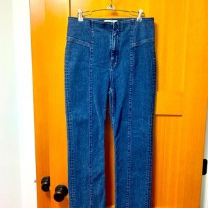 Madewell slim Demi boot jeans 29 front seam